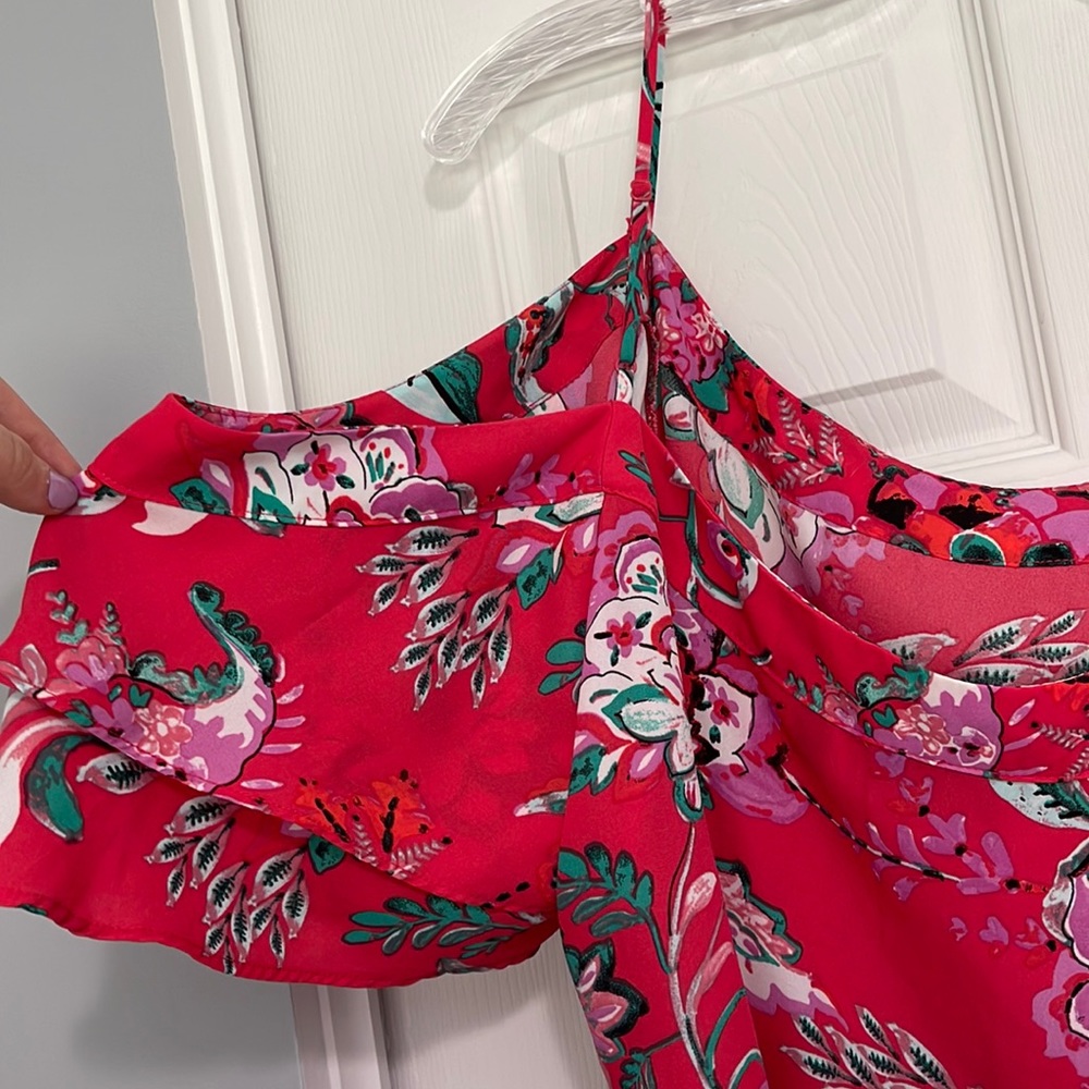 Cold Shoulder With Adjustable Spaghetti Straps - image 3